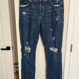 Old Navy High Rise Slouchy Straight Denim Jeans